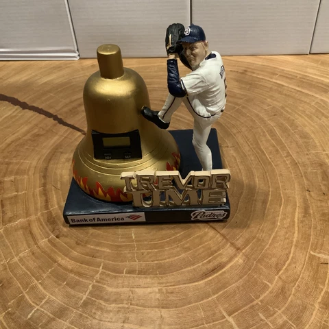 2007 Trevor Hoffman San Diego Padres Trevor Time Desk Clock Statue Baseball SGA Cover