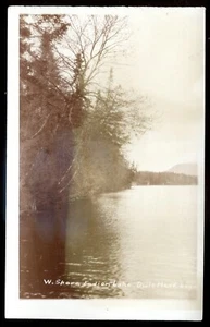 Eulenkopf New York 1910er Indianersee. Echt Foto Postkarte - Bild 1 von 2