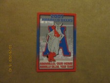 United League Amarillo Dillas Vintage Defunct 2007 Team Logo Pocket Schedule