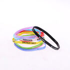 10pcs/lot Bulk Wholesale Fashion Multicolor Silicone Bracelet For Women Rub- ❤b❤
