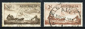 Australian 1955 Cobb & Co, set of 2 stamps, used - Picture 1 of 1