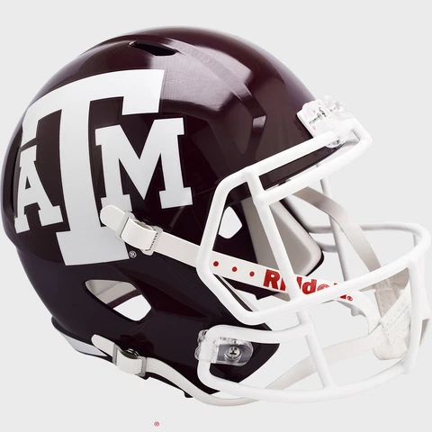 TEXAS A&M AGGIES NCAA Riddell SPEED Full Size Replica Football Helmet Cover
