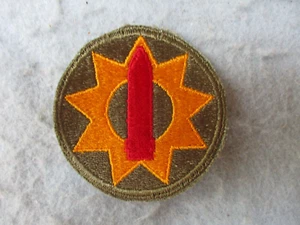 WWII US Army Patch Pacific Coastal Frontier Defense Sector 9th CAC WW2 - Picture 1 of 3