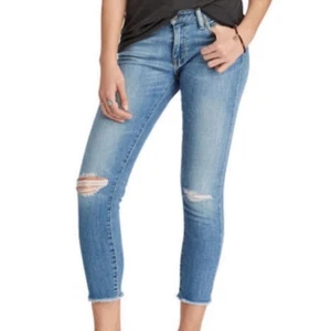 Denim & Supply Ralph Lauren Morgan Crop Skinny-Fit Distressed Jeans 31 - Picture 1 of 8