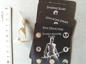 SWORD MASTER SABER  MINIATURE+CARTES FRANC/DARK SOULS  PHANTOMS EXPANSION M966 - Imagen 1 de 2