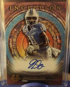 2023 Bowman Inception Josh Downs Auto Purple 2/75 - Picture 1 of 4
