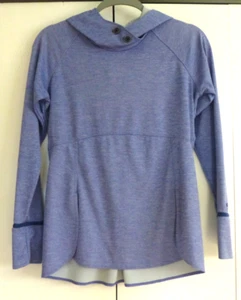 MARMOT Sunrift Hoodie Women's M Blue/Purple UPF 50 Outdoor Hiking Nylon Poly - Picture 1 of 5