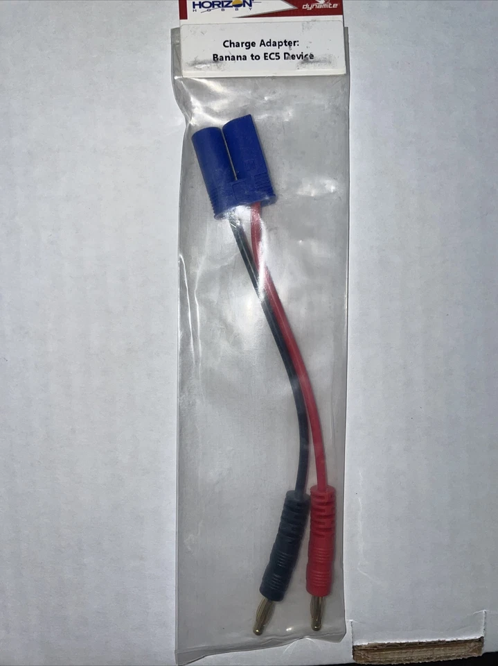 Dynamite DYNC0073 Charge Adapter : Banana to EC5 Device • - Image 1 of 1
