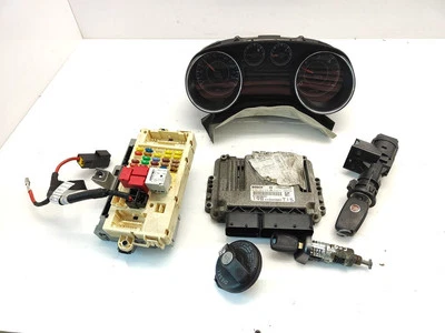 2007 Fiat Bravo MK2 1.9 110kW Left Drive Diesel Engine ECU Kit & Block - Image 1 of 4