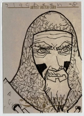 Indiana Jones Heritage Topps 2008 Sketch Card 1/1 Artist Kate Glasheen - Image 1 of 4