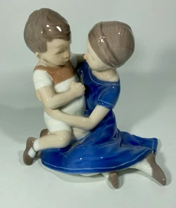 Bing & Grondahl B&G Copenhagen Porcelain Brother & Sister Figurine - Picture 1 of 10