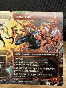 MTG SPM Borderless Scene — Spider-Punk FR — NM French - Bild 1 von 1