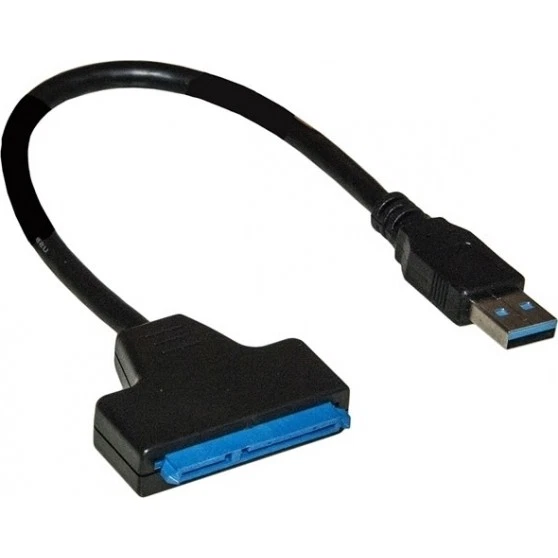 Adattatore interfaccia cavetto USB 3.0 a SATA III m/f  5Gb/s per Hard Disk SSD - Immagine 1 di 1