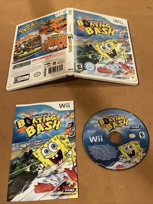 SpongeBob's Boating Bash (Nintendo Wii, 2010) Complete - Image 1 of 2