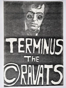 Cravats Original Poster Terminus Punk Postpunk DIY Xerox Artwork UK Circa 1980 - Picture 1 of 12