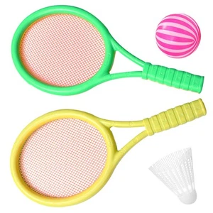 Juego de 2 raquetas de tenis para niños con 2 pelotas color aleatorio - Imagen 1 de 12