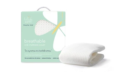 Almohadilla de colchón transpirable para cuna Breathe Safe Air, funda de colchón extraíble con... Foto 1 de 4