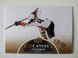 2021-22 Upper Deck Series 2 Hockey UD Canvas #C122 Cam Fowler Anaheim Ducks - Picture 1 of 2