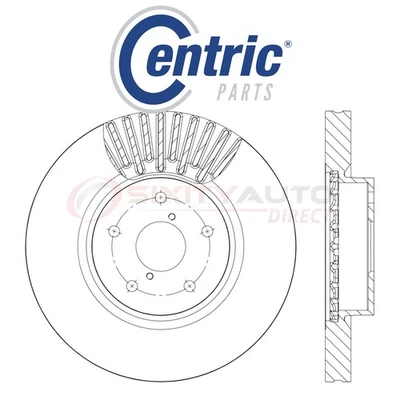 Centric C-TEK Disc Brake Rotor for 2016-2018 Subaru Outback 2.5L 3.6L H4 H6 em Foto 1 de 4