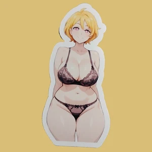 Adesivo vinile anime Waifu NSFW Lewd Ecchi Hentai decalcomania 6 pollici più dimensioni - Foto 1 di 4