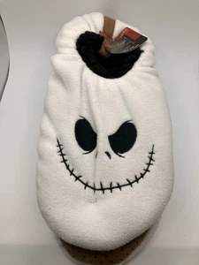 Nuevo con etiquetas Zapatillas Jack Skellington Calcetines Talla L/XL Zapato Talla 10-12.5 - Imagen 1 de 4