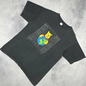Vintage Winnie The Pooh Disney Cartoon T Shirt Size Medium 90’s Faded To Grey OG - Picture 1 of 16