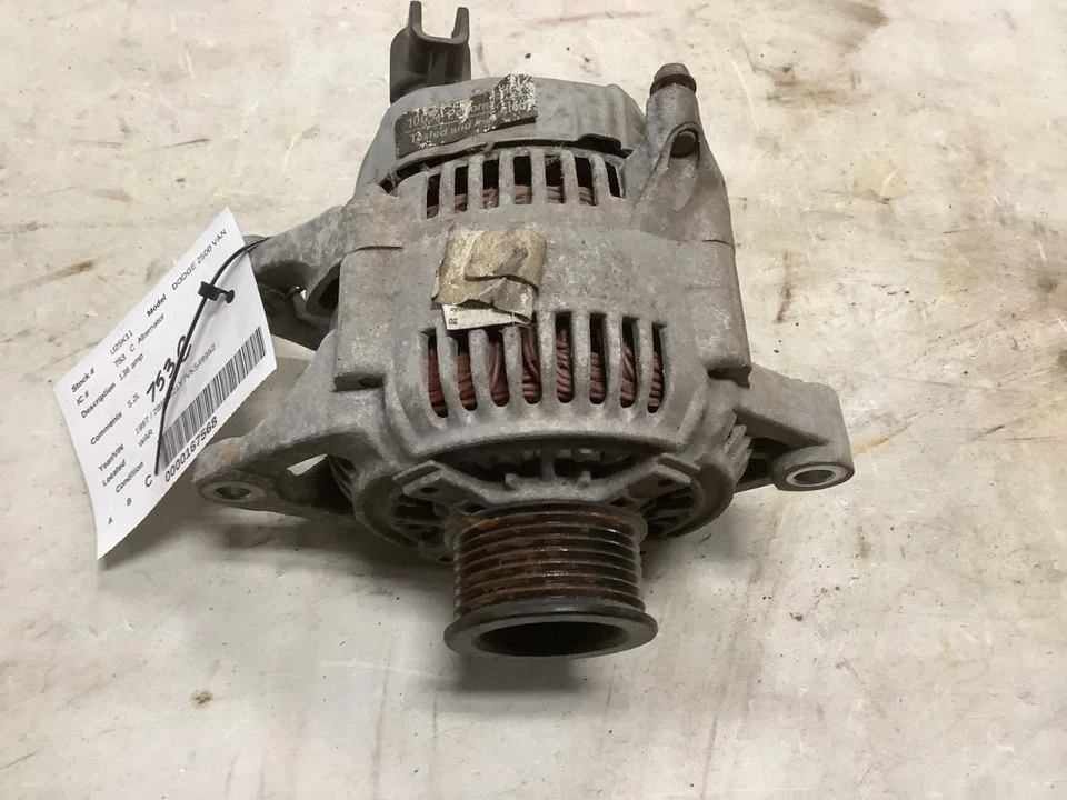 Alternator 8-318 136 Amp Sae Rating Fits 96-98 GRAND CHEROKEE 349863 — 第 1/4 张图片