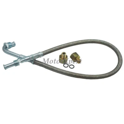 OEM Turbo Oil Feed Line and Connectors For Freightliner FL50 FL60 FL70 FL80 5.9L - Image 1 of 4