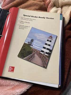 Managerial Accounting By Garrison/Noreen/Brewer 16th Edition Loose Leaf - Image 1 of 3