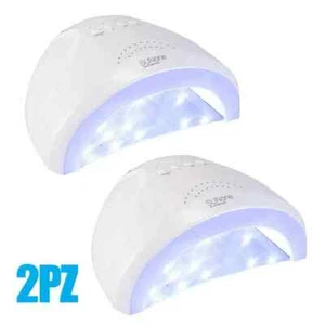 2 PEZZI LAMPADA UNGHIE UV FORNETTO UNGHIE NAIL ART 48W 30 LED SUN ONE - Foto 1 di 3