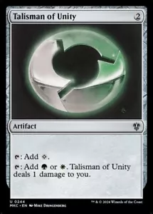 MTG - TALISMAN OF UNITY - Karlov Manor Commander (U) - Picture 1 of 1