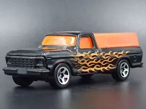 Modello Auto Diecast 1/64 Ford F150 Pickup Truck Harley Davidson Nero 1973-1979 - Foto 1 di 4
