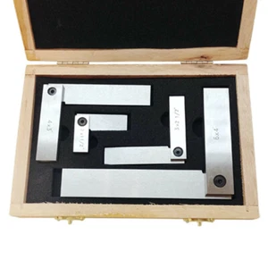 4 PC Machinist Hardened Steel Square Set Include 2'', 3'', 4'', 6'' Right Angle - Picture 1 of 3