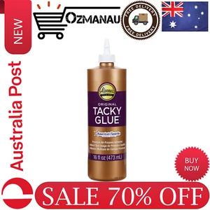 Tacky Glue Aleene Gold 473mL Clear Purpose Craft Adhesive Quick Dry Premium - Picture 1 of 7