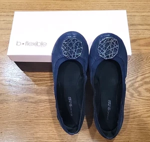Bandolino B-Flexible Ballet Flat Comfort Navy Blue Womens Size 8M  BD7 ELINA - Bild 1 von 10