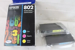 NEW Genuine EPSON 802 Ultra Ink Color Missing Magenta Combo 2 Pack Exp 1/2023 ZZ - Picture 1 of 5
