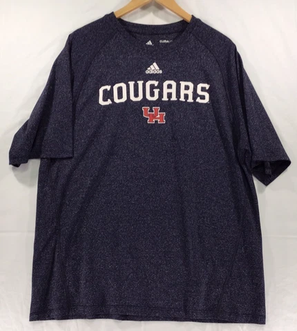 Houston Cougars Adidas Climalite Short Sleeve T-Shirt Mens Size XL  NCAA Cover