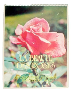 CALENDARIO DE 1983 **** LA BELLEZA DE LAS ROSAS **** CALENDARIO FRANCÉS DE 1983 - Imagen 1 de 5