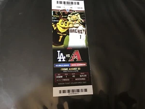 Josh Rojas MLB 1st Home Run Ticket Arizona Diamondbacks 8/30/2019 - Bild 1 von 2