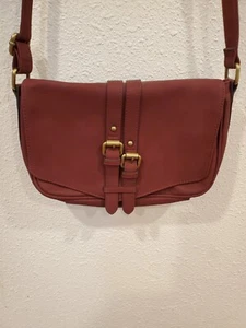 Merona Crossbody Purse Brown Satchel - Picture 1 of 4