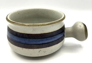 Otagiri Horizon Open Onion Soup Bowl 6" Grey Blue Stoneware Pottery Japan RARE - Picture 1 of 11
