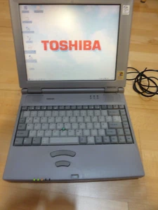 Toshiba Satellite 4000CDS PII233Mhz Retro Laptop Windows 98 3.5 Disk Yamaha OPL3 - Bild 1 von 11