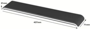 LEITZ Tastatur-Handgelenkauflage Ergo WOW weiß / schwarz - Bild 1 von 1