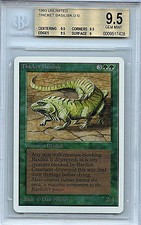 MTG Unlimited Thicket Basilisk BGS 9.5 Gem Mint Magic Card WOTC 7428