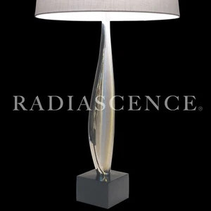 XL NOS MINT LAUREL CHROME MODERN ATOMIC SPACE AGE SCULPTURE TABLE LAMP 1960's - Picture 1 of 11