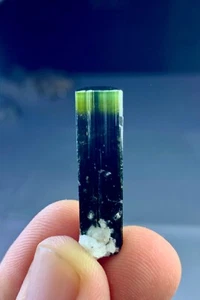 Greencap Tourmaline crystal with Natural terminated cap Astaknala Skardu Pakista - Picture 1 of 8