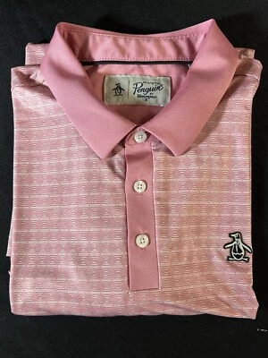 VTG Penguin By Munsingwear, 92% Recycled Polyester Size Large, Pink - Image 1 of 4
