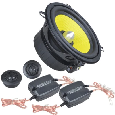 Ground Zero 13 cm Auto Lautsprecher Kompo System Boxen Paar 260 Watt GZTC130.2X  - Bild 1 von 3