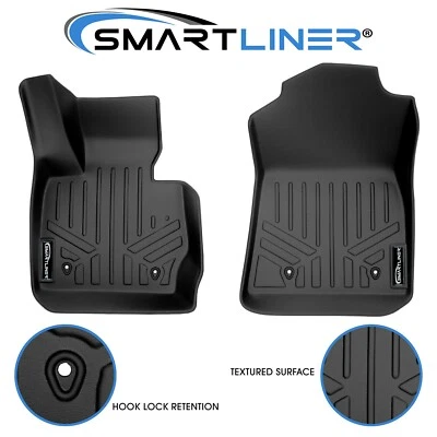 SMARTLINER Custom Fit Floor Mats 1st Row TPE BMW X3 2011-2017 X4 2015-2018 Foto 1 de 4