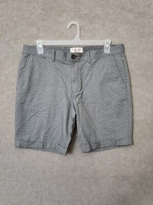 Penguin Munsingwear Shorts Mens 36 Gray Casual Flat Front Chinos Cuffed Foto 1 de 4